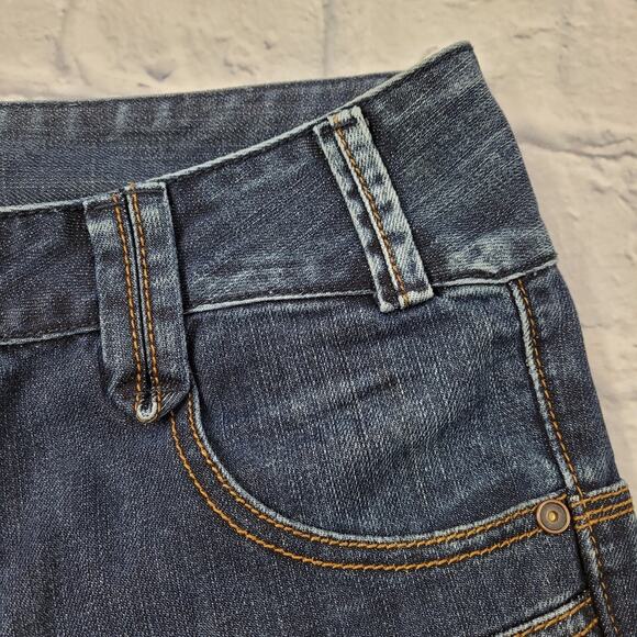 Wild Wolf Yelang Chinese Dark Wash Midrise Straight Leg Jeans size 27 - Picture 5 of 13